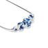 Starlit Waves | Collier avec fermoir infini en verre Firefly en argent sterling 925